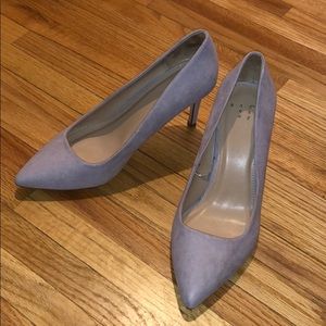 Purple Pointed Toe Heels 7.5 wide EUC